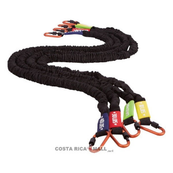 LIGAS DE RESISTENCIA LATEX CON CLIP LP8401 LIVEPRO