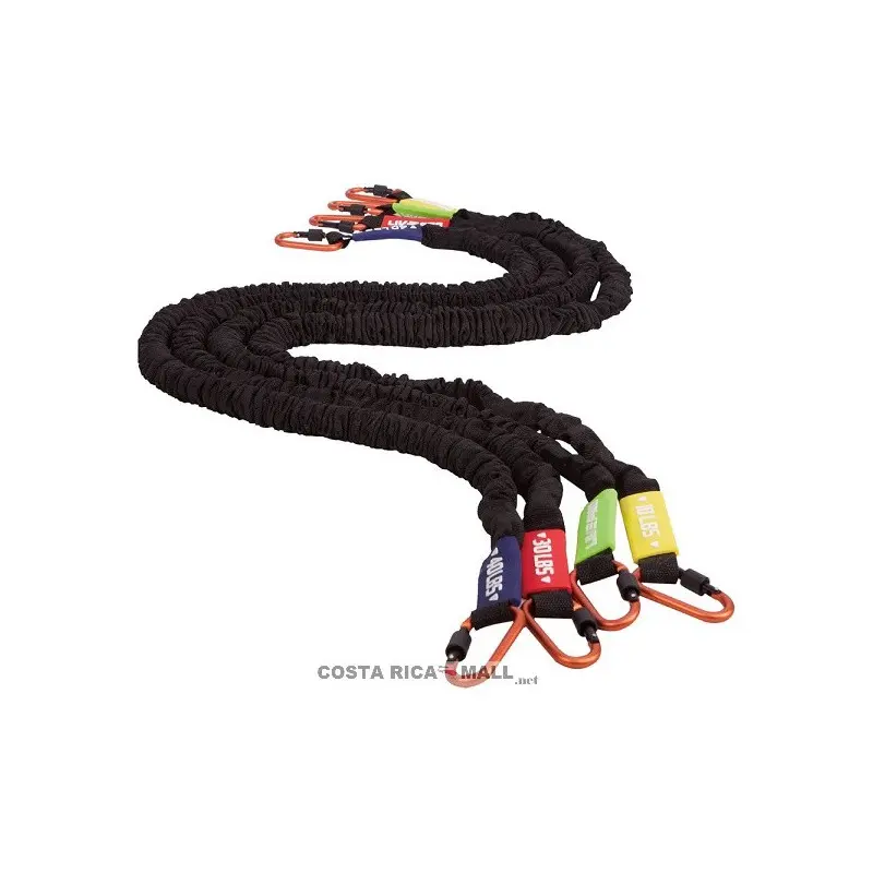 LIGAS DE RESISTENCIA LATEX CON CLIP LP8401 LIVEPRO