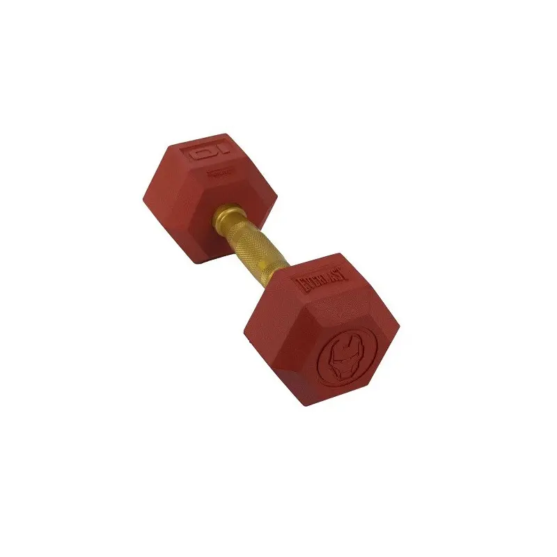 MANCUERNA HEXAGONAL CAUCHO 10 LBS IRONMAN MVRH2W10 EVERLAST-MARVEL