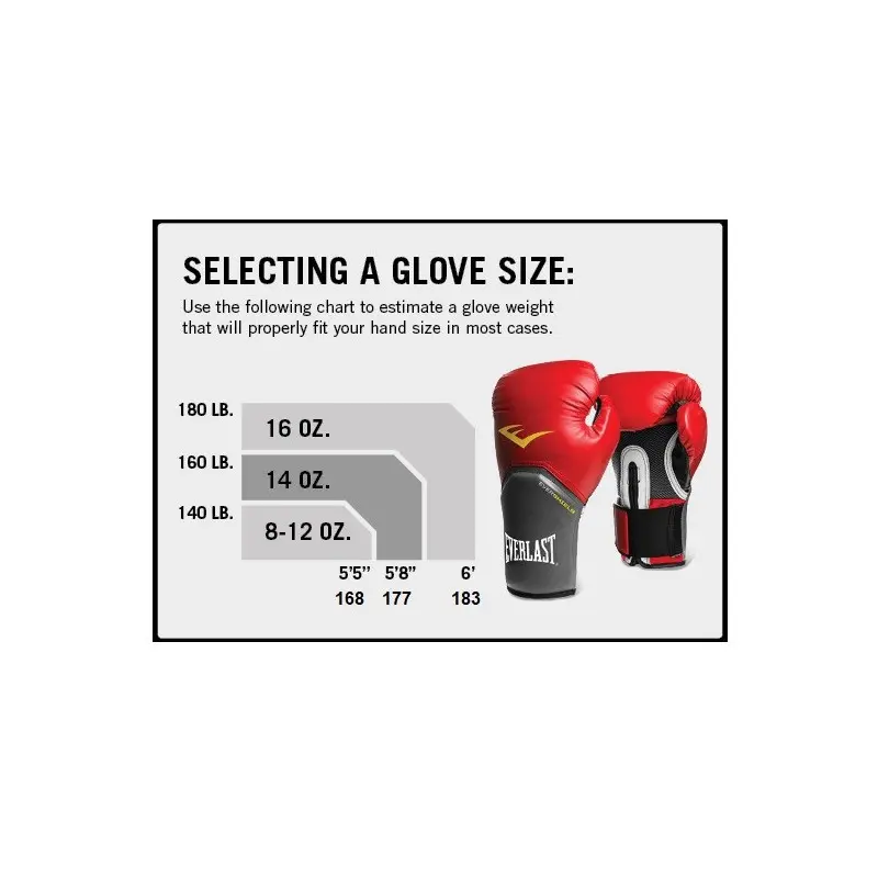 GUANTES PARA BOXEO POWERLOCK V2 16oz P00002286 EVERLAST