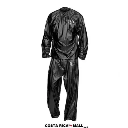 Traje Sauna EVSS1S27 Everlast, conjunto de dos piezas en PVC con cintura elástica, puños y tobillos ajustables en Costa Rica