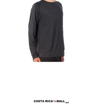 CAMISETA DEPORTIVA MANGA LARGA HOMBRE 202130-BK PACE