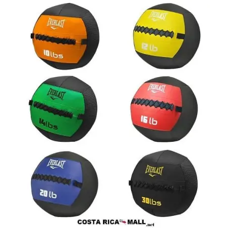 BOLA MEDICINAL DE PARED EVWL7R010 EVERLAST. Surtido de pesos según disponibilidad.