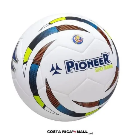 BALON DE FUTBOL SUPER TRAINING #4 FPCST-4 BLANCO AMARILLO PIONEER