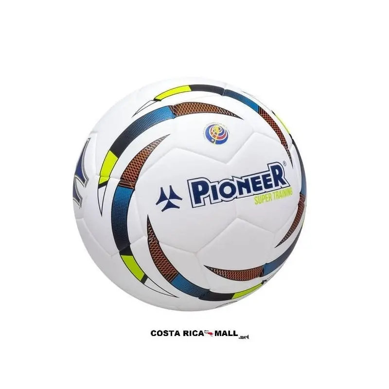 BALON DE FUTBOL SUPER TRAINING #4 FPCST-4 BLANCO AMARILLO PIONEER