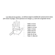 MEDIDAS GUANTES PARA PORTERO PRO ZG-3580 NARANJA PIONEER