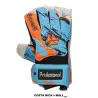 GUANTES PARA PORTERO PROFESIONAL ZG-3591 CELESTE NARANJA PIONEER