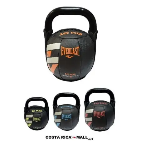 MANCUERNA KETTLEBELL SUAVE EVERLAST. Pesos disponibles 6kg y 16kg.