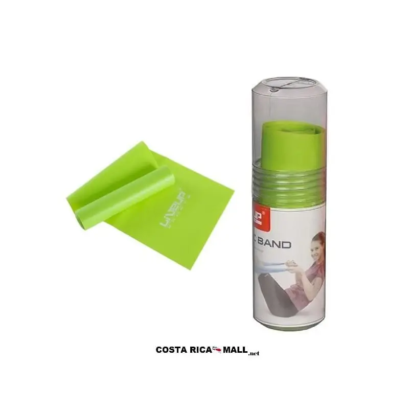 BANDAS DE LATEX RESISTENCIA LS3204040 LIVEUP. Verde (0.40 mm): Medio