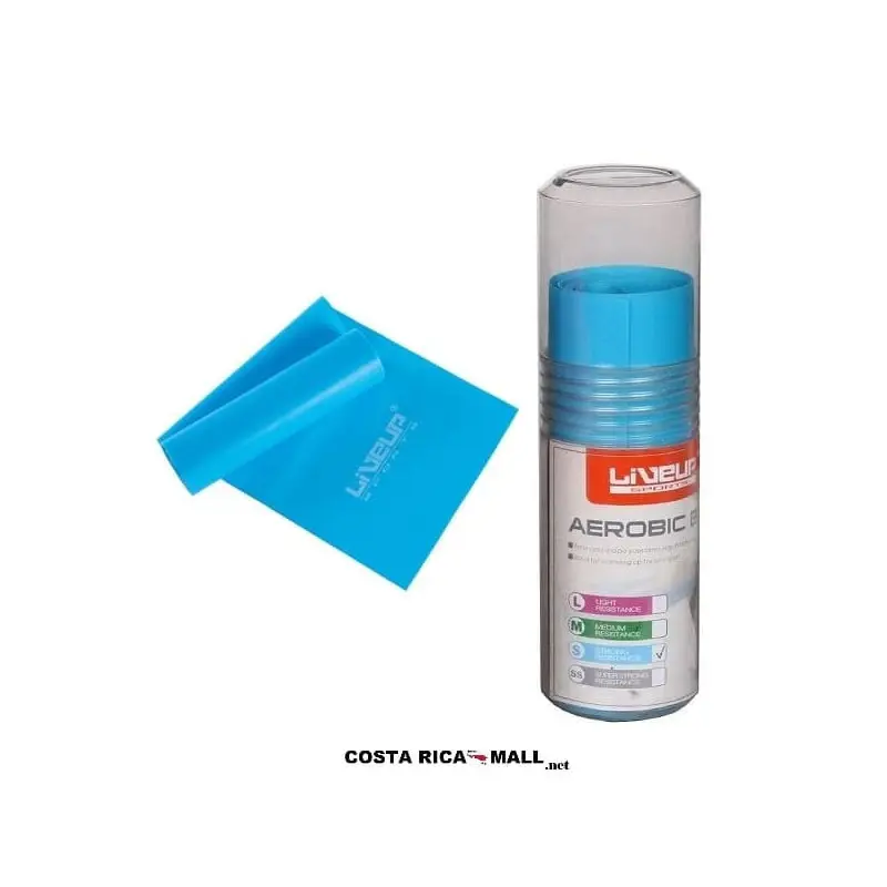 BANDAS DE LATEX RESISTENCIA LS3204050 LIVEUP. Celeste (0.50 mm): Pesado