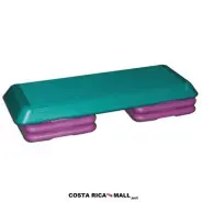 STEP PARA AEROBICOS 307-1831. Color Verde con Morado. Color puede variar.