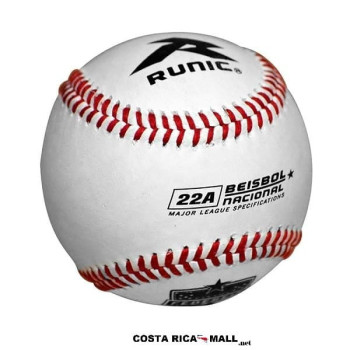 BOLA PARA BASEBALL OFICIAL 22A RUNIC. Color blanco.