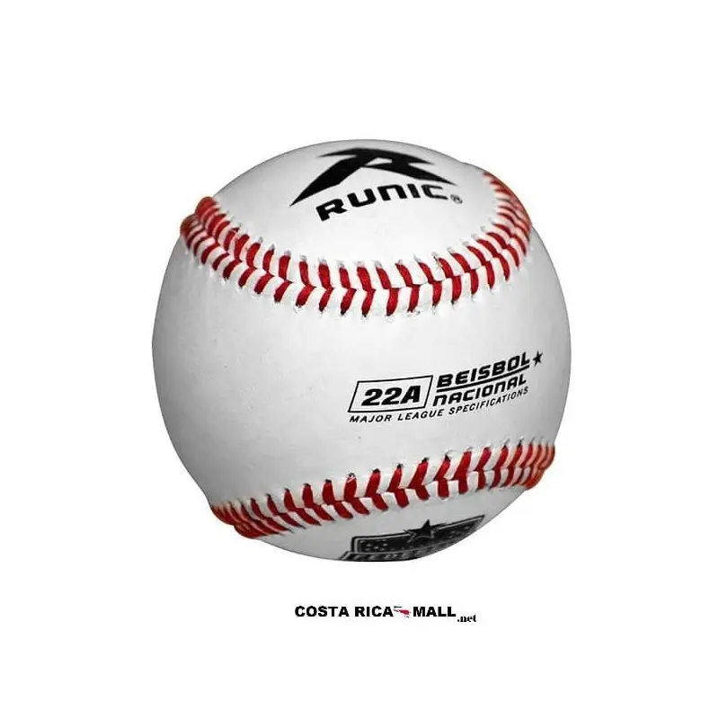 BOLA PARA BASEBALL OFICIAL 22A RUNIC. Color blanco.
