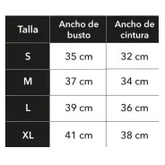 MEDIDAS TOP MUJER 350-01026 PIONEER