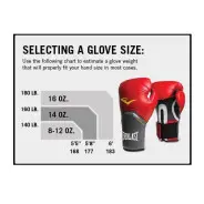 MEDIDAS GUANTES PARA BOXEO ELITE 2 10oz P00003275 EVERLAST