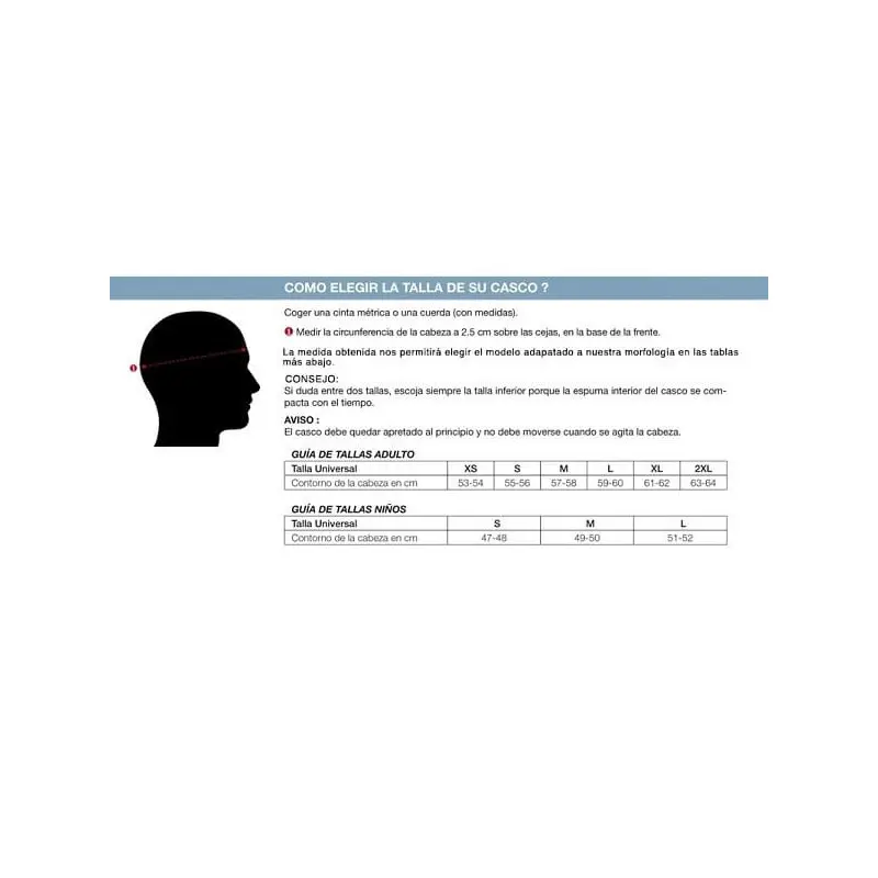 MEDIDAS CASCO PARA CICLISMO OUTMOLD HB3.2-BL VELO