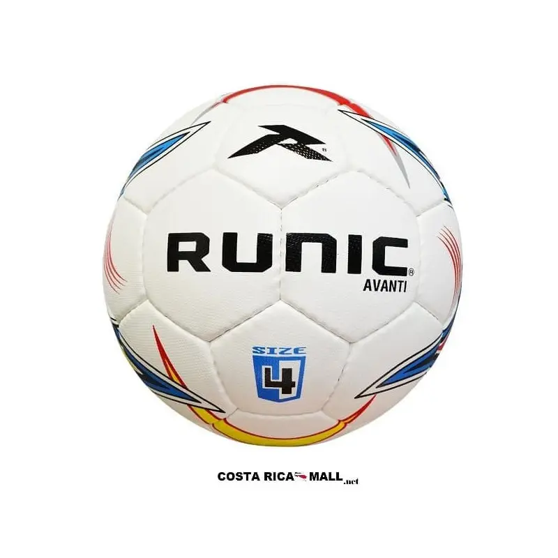 BALON DE FUTBOL #4 AVANTI HYBRID RS4UD84 RUNIC. Color Blanco con detalles en colores.