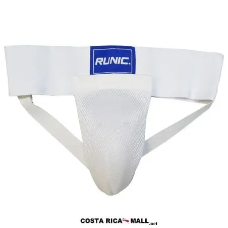 SUSPENSORIO CON CONCHA RSC5K72 RUNIC. Variedad de tallas. Color Blanco.