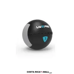 BOLA MEDICINAL DE PARED LP8100-03 LIVEPRO. Color negro.