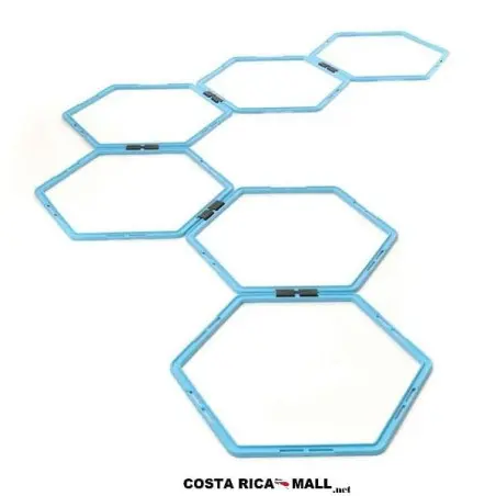 ESCALERA DE COORDINACION HEXAGONAL LP8612 LIVEPRO. Color celeste.