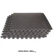 PISO PARA MAQUINAS INTERLOCKING LS3259A LIVEUP. Contiene 4 piezas. Color negro.
