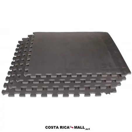 PISO PARA MAQUINAS INTERLOCKING LS3259A LIVEUP. Contiene 4 piezas. Color negro.