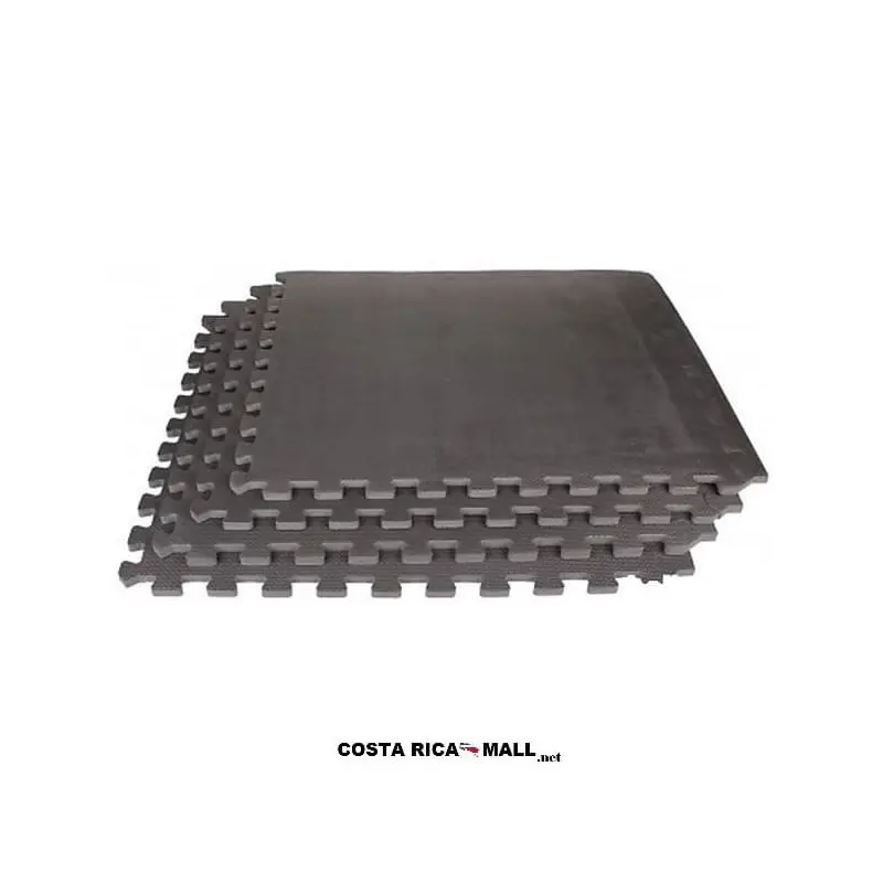 PISO PARA MAQUINAS INTERLOCKING LS3259A LIVEUP. Contiene 4 piezas. Color negro.
