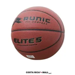 BALON PARA BASKETBALL ELITE #5 RK5KUH36 RUNIC. Color naranja.