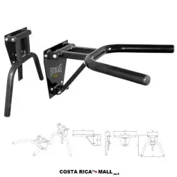BARRA PARA EJERCICIOS PLEGABLE EN PARED EVWD5R120 EVERLAST. Color negro.