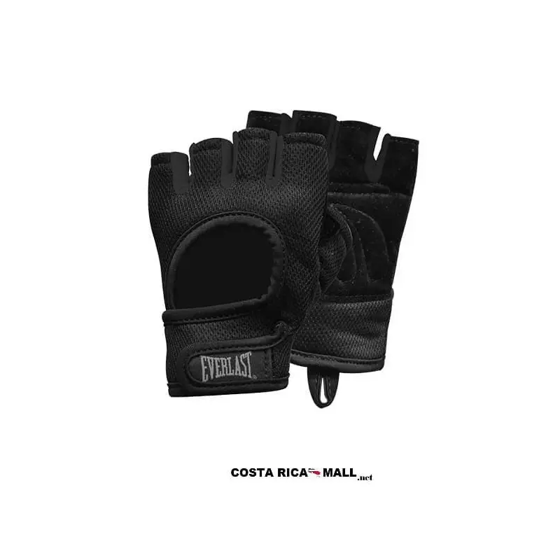GUANTES PARA EJERCICIOS VELVET EVWG6S401 EVERLAST. Variedad de tallas. Color negro.