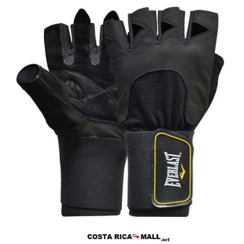 GUANTES PARA PESAS STRENGHT III EVWG7K7T01 EVERLAST. Color negro.