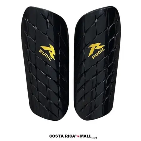 ESPINILLERAS PARA FUTBOL MEDIUM RSG907M COLOR NEGRO RUNIC