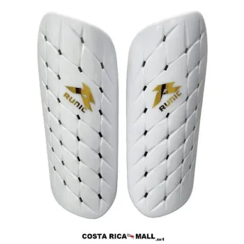 ESPINILLERAS PARA FUTBOL MEDIUM RSG907M COLOR BLANCO RUNIC