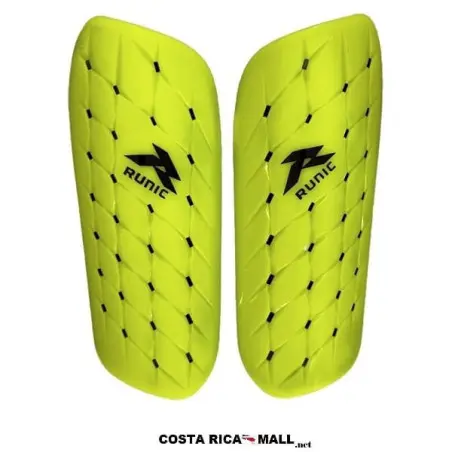 ESPINILLERAS PARA FUTBOL SMALL RSG907S COLOR AMARILLO RUNIC