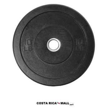 PLATO OLIMPICO CUBIERTO HULE 10Lbs GIMNASIO