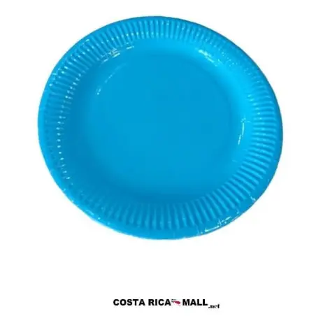 PLATOS DE FIESTA 7" PARA QUEQUE CARTON LISO