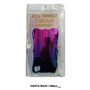 CORTINA PARA FIESTA METALIZADA FUCSIA WS003