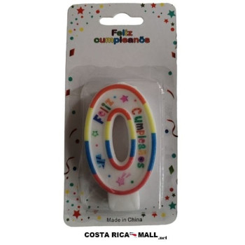 CANDELA FELIZ CUMPLEAÑOS 0 EN NUMERO 80030