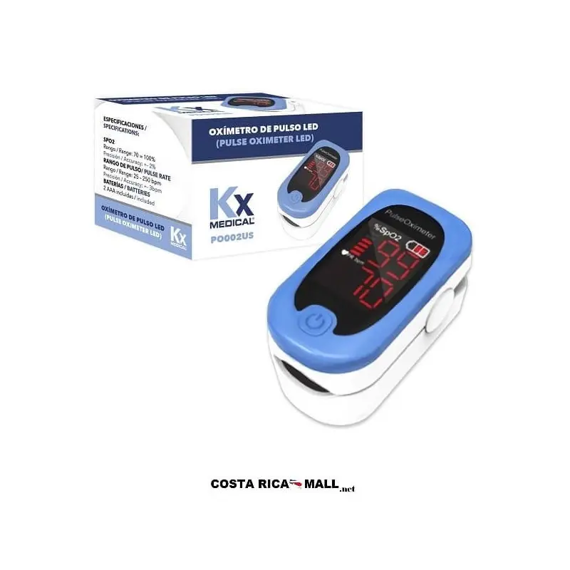 OXIMETRO DE PULSO LED PO002US KXMEDICAL
