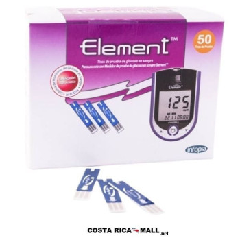 TIRAS PARA PRUEBA DE GLICEMIA ET002KS ELEMENT