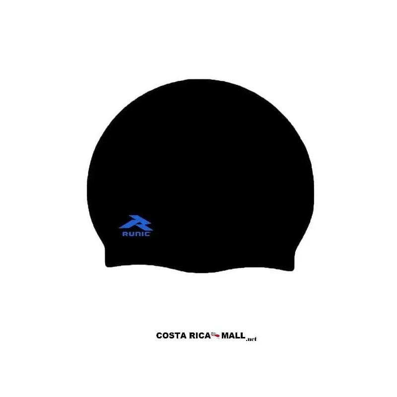 GORRA PARA NATACION SILICON EN COLOR NEGRO RSIL800 RUNIC