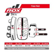 MEDIDAS PROTECTOR DE PATADAS F6 KARA THAI PAD RDX