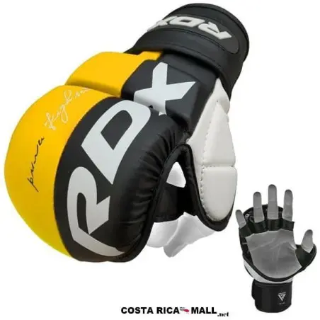 GUANTES PARA MMA T6 SPARRING AMARILLO RDX
