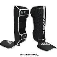 ESPINILLERAS MMA EMPEINE F6 KARA NEGRO BLANCO RDX