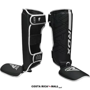 ESPINILLERAS MMA EMPEINE F6 KARA NEGRO BLANCO RDX
