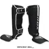 ESPINILLERAS MMA EMPEINE F6 KARA NEGRO BLANCO RDX
