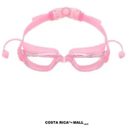 LENTES PARA NATACION ADULTO CON TAPONES CA-1000AF-PNK CREHA