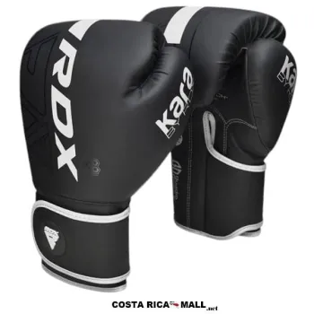 GUANTES PARA BOXEO F6 ENTRENAMIENTO NEGRO CON BLANCO RDX