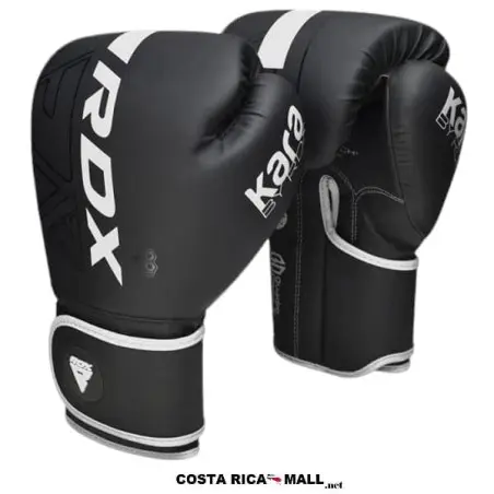 GUANTES PARA BOXEO F6 ENTRENAMIENTO NEGRO CON BLANCO RDX