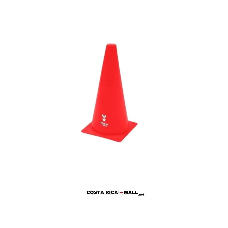 CONO PLASTICO 28cm PARA ENTRENAMIENTO CA-L3876-28 ROJO CREHA